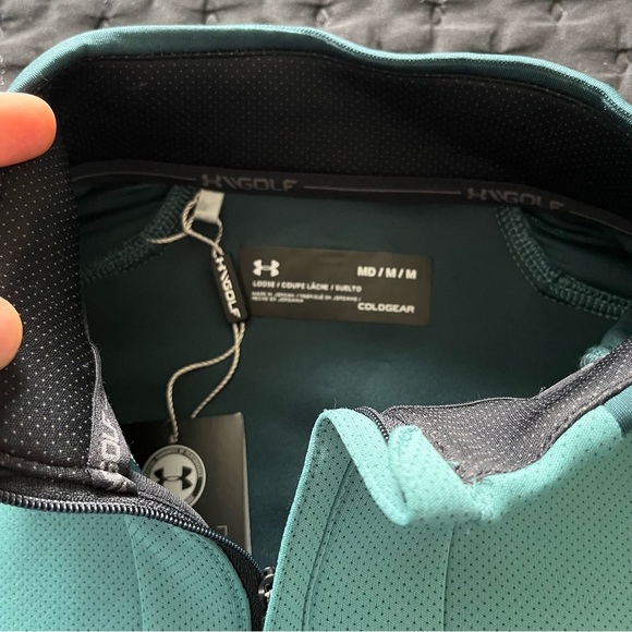 Men's NWT Under Armour Storm Daytona Golf 1/2 Zip Pullover Size Medium - Picture 10 of 14